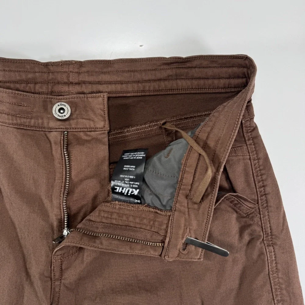 KUHL Kultivatr Joggr Stretch Twill Cargo Pant Womens 6 Regular Relaxed Brown UV‎